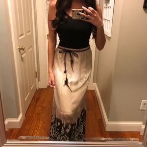 Boho Tie-Waist Maxi Skirt (Free People Inspired)